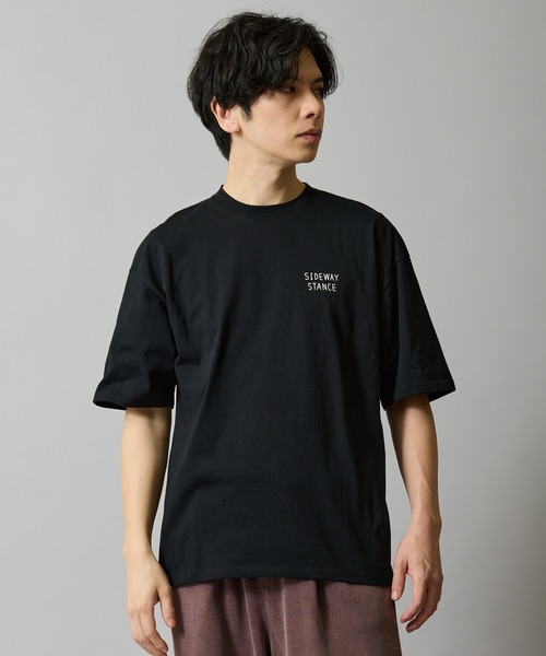 En serio TOKYO(エンソリオトーキョー)の「【SIDEWAYSTANCE】イラストスケーター半袖Tシャツ 70707(Tシャツ/カットソー・メンズ・カーキ/ブラック/ホワイト・MEDIUM/LARGE/X-LARGE/SMALL)」の8枚目の写真