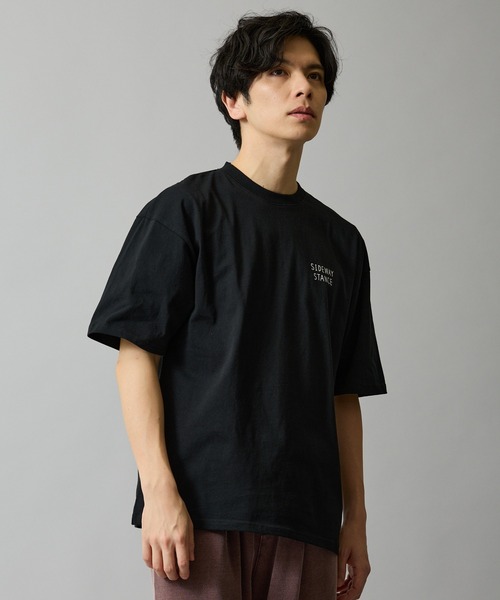 En serio TOKYO(エンソリオトーキョー)の「【SIDEWAYSTANCE】イラストスケーター半袖Tシャツ 70707(Tシャツ/カットソー・メンズ・カーキ/ブラック/ホワイト・MEDIUM/LARGE/X-LARGE/SMALL)」の9枚目の写真