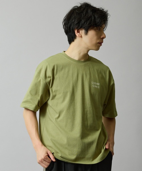 En serio TOKYO(エンソリオトーキョー)の「【SIDEWAYSTANCE】イラストスケーター半袖Tシャツ 70707(Tシャツ/カットソー・メンズ・カーキ/ブラック/ホワイト・MEDIUM/LARGE/X-LARGE/SMALL)」の16枚目の写真