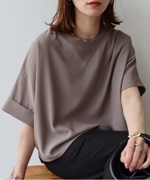 ジョーゼットショートワイドTeeブラウス