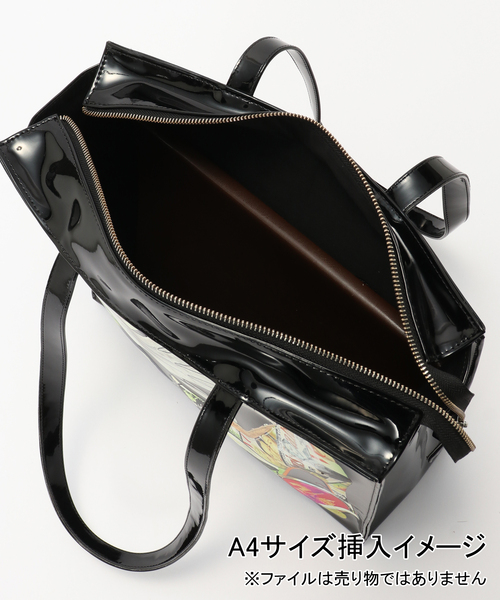 VAQUERA(バケラ)の「VAQUERA / バケラ WOMEN TROMPE L'OEIL TOTE BAG(トートバッグ・レディース・ブラック・FREE)」の10枚目の写真
