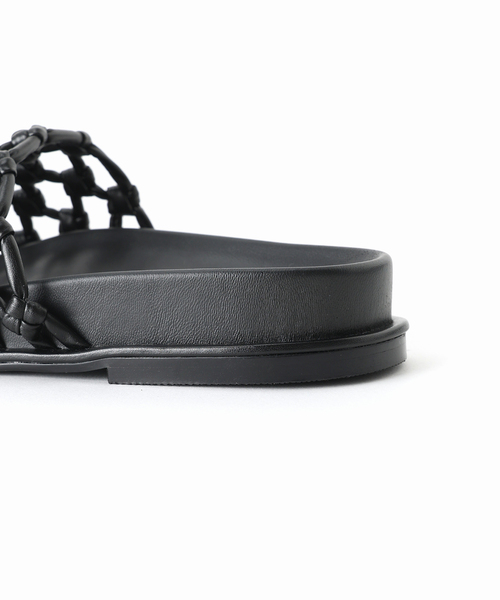 JOURNAL STANDARD relume（ジャーナルスタンダード　レリューム）の「RELUME メッシュサンダル（サンダル・レディース・ブラック/ボルドー・23cm/25cm/24cm）」の10枚目の写真
