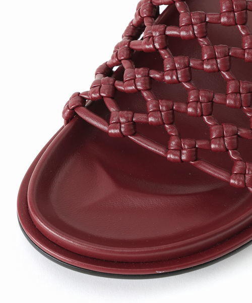 JOURNAL STANDARD relume（ジャーナルスタンダード　レリューム）の「RELUME メッシュサンダル（サンダル・レディース・ブラック/ボルドー・23cm/25cm/24cm）」の3枚目の写真