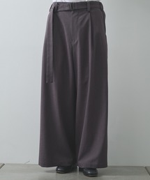 UJOH（ウジョー）の「【UJOH HOMME/ウジョー】別注 Belted Wide Flare Pants（スラックス）」
