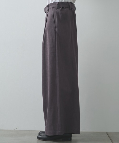 UJOH(ウジョー)の「【UJOH HOMME/ウジョー】別注 Belted Wide Flare Pants(スラックス・メンズ・ブラウン/ブラック/チャコールグレー・4/5)」の18枚目の写真