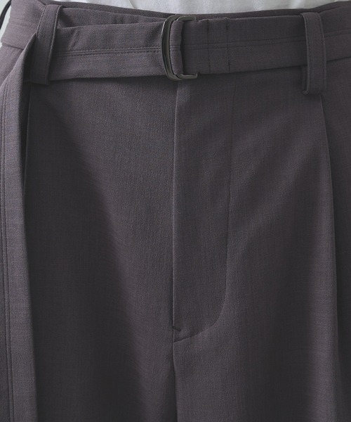 UJOH(ウジョー)の「【UJOH HOMME/ウジョー】別注 Belted Wide Flare Pants(スラックス・メンズ・ブラウン/ブラック/チャコールグレー・4/5)」の20枚目の写真