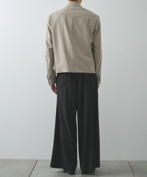 UJOH(ウジョー)の「【UJOH HOMME/ウジョー】別注 Belted Wide Flare Pants(スラックス・メンズ・ブラウン/ブラック/チャコールグレー・4/5)」の6枚目の写真