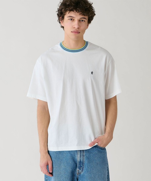 GYMPHLEX(ジムフレックス)の「Gymphlex | 〈別注〉クルーネック ラインTシャツ MEN(Tシャツ/カットソー・メンズ・ホワイト系その他/ブルー系その他5/ブラウン系その他/グリーン系その他・L/M)」の17枚目の写真