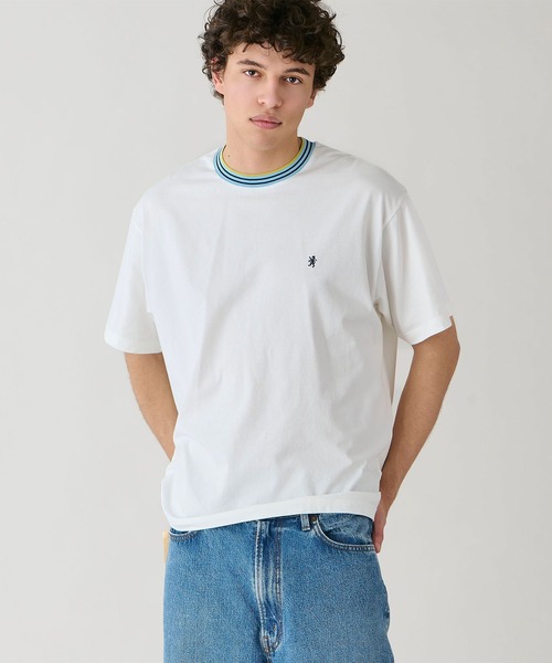 GYMPHLEX(ジムフレックス)の「Gymphlex | 〈別注〉クルーネック ラインTシャツ MEN(Tシャツ/カットソー・メンズ・ホワイト系その他/ブルー系その他5/ブラウン系その他/グリーン系その他・L/M)」の19枚目の写真