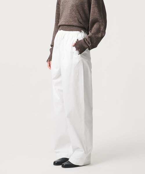 LOEFF（ロエフ）の「＜LOEFF＞コットン ギャバジン パンツ（その他パンツ・レディース・ホワイト/ロイヤルブルー・1/0）」の7枚目の写真