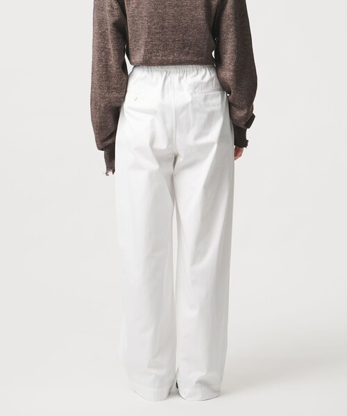 LOEFF（ロエフ）の「＜LOEFF＞コットン ギャバジン パンツ（その他パンツ・レディース・ホワイト/ロイヤルブルー・1/0）」の9枚目の写真