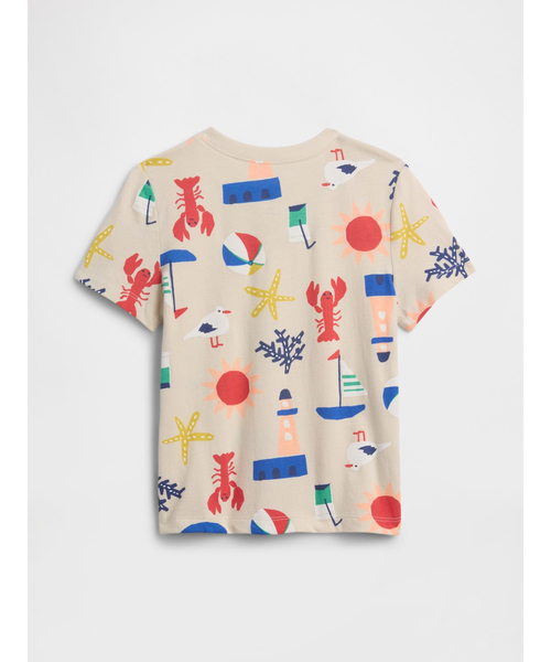 GAP(ギャップ)の「babyGap プリント Tシャツ(Tシャツ/カットソー・キッズ・ネイビー/ベージュ/ブルー・80cm/110cm/105cm/95cm/90cm/100cm)」の4枚目の写真