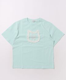 Right-on | 【VIVIAN BLUE】チュールデザインＴシャツ(Tシャツ/カットソー)