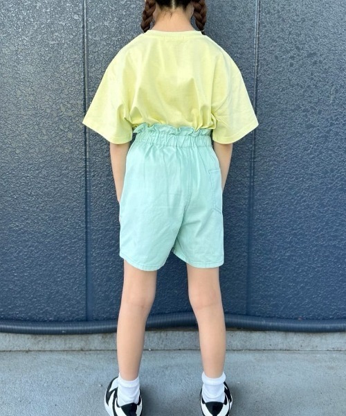 Right-on(ライトオン)の「VIVIAN BLUE(ヴィヴィアンブルー)チュールデザインTシャツ(Tシャツ/カットソー・キッズ・イエロー/ライム・140/110/120/130/150/160)」の19枚目の写真
