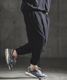 mp14929- Fluid Smooth Gathered Hem Pants ジョガーパンツ(202-041-gls-cg)
