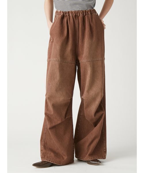 FURFUR(ファーファー)の「イージーデニムパンツ(デニムパンツ・レディース・ブラック/サックスブルー/ブラウン・F)」の10枚目の写真