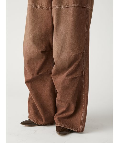 FURFUR(ファーファー)の「イージーデニムパンツ(デニムパンツ・レディース・ブラック/サックスブルー/ブラウン・F)」の7枚目の写真
