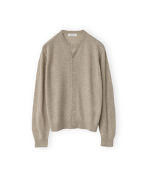 BROWNYARD（ブラウンヤード）の「ソフトラウンドカーディガン、ダークベージュ（カーディガン/ボレロ）」