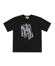 SLOWACID（スローアシッド）の「ブラーリーロゴ半袖Tシャツ[ブラック]（Tシャツ/カットソー）」