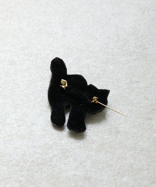 PAPILLONNER（パピヨネ）の「限定販売/QTL CREATIONS別注/チャーム付きストール（ストール/ショール・レディース・ブラック/ブルー・FREE）」の7枚目の写真