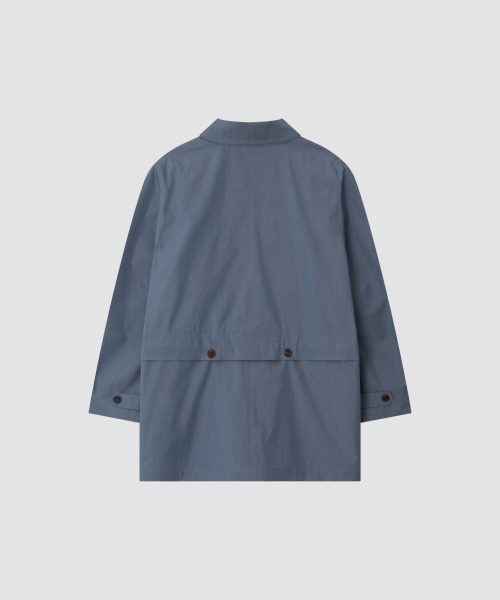 THE LILLE（ザ リル）の「Double Collar Jacket_Blue（ナイロンジャケット・レディース・その他・FREE）」の3枚目の写真