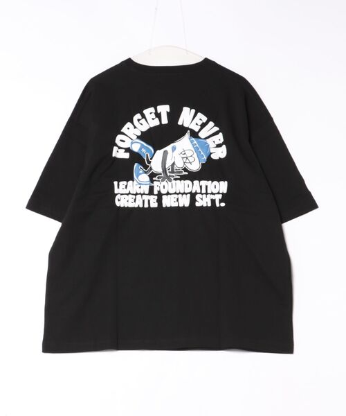 FORGET NEVER(フォーゲットネバー)の「【ムラサキスポーツ限定】FORGET NEVER/フォーゲットネバー コラボレーション 半袖 Tシャツ グラフィックTシャツ 263OO1ST943FN(Tシャツ/カットソー・メンズ・ブラック/ホワイト・L/XL/M)」の19枚目の写真