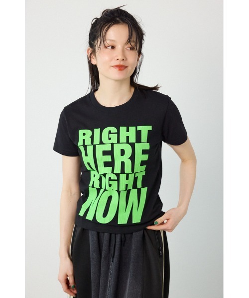 RODEO CROWNS WIDE BOWL(ロデオクラウンズワイドボウル)の「Message Tシャツ(Tシャツ/カットソー・レディース・ホワイト/イエロー/ブラック/カーキ・SMALL/MEDIUM)」の3枚目の写真