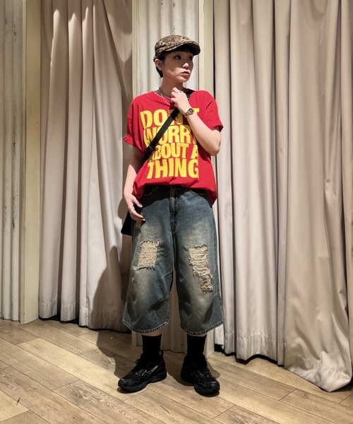 RODEO CROWNS WIDE BOWL(ロデオクラウンズワイドボウル)の「Message Tシャツ(Tシャツ/カットソー・レディース・ホワイト/イエロー/ブラック/カーキ/レッド・SMALL/MEDIUM)」の16枚目の写真