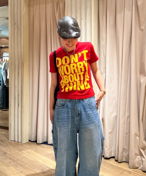 RODEO CROWNS WIDE BOWL(ロデオクラウンズワイドボウル)の「Message Tシャツ(Tシャツ/カットソー・レディース・ホワイト/イエロー/ブラック/カーキ/レッド・SMALL/MEDIUM)」の22枚目の写真