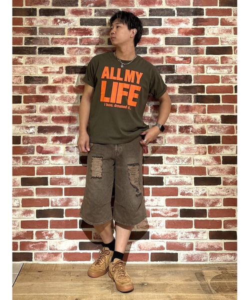 RODEO CROWNS WIDE BOWL(ロデオクラウンズワイドボウル)の「Message Tシャツ(Tシャツ/カットソー・レディース・ホワイト/イエロー/ブラック/カーキ・SMALL/MEDIUM)」の11枚目の写真