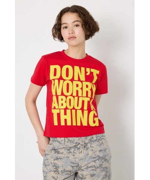 RODEO CROWNS WIDE BOWL(ロデオクラウンズワイドボウル)の「Message Tシャツ(Tシャツ/カットソー・レディース・ホワイト/イエロー/ブラック/カーキ・SMALL/MEDIUM)」の9枚目の写真