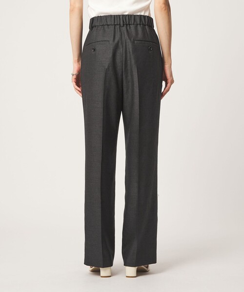 green label relaxing（グリーンレーベルリラクシング）の「［size SHORT/TALLあり］リネンライク セミフレア パンツ（その他パンツ・レディース・ダークブラウン/ダークグレー・SHORT/36/38/40/TALL）」の18枚目の写真
