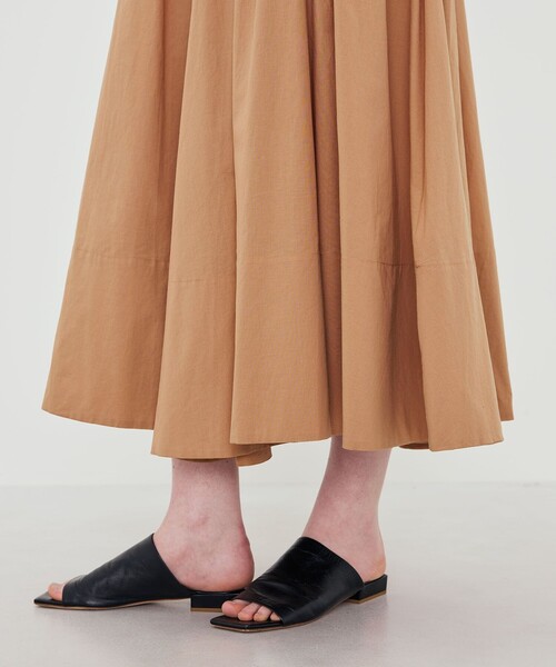BY MALENE BIRGER（バイマレーネビルガー）の「BY MALENE BIRGER PHEO ギャザースカート（スカート・レディース・ブラウン/ブラック・34）」の10枚目の写真