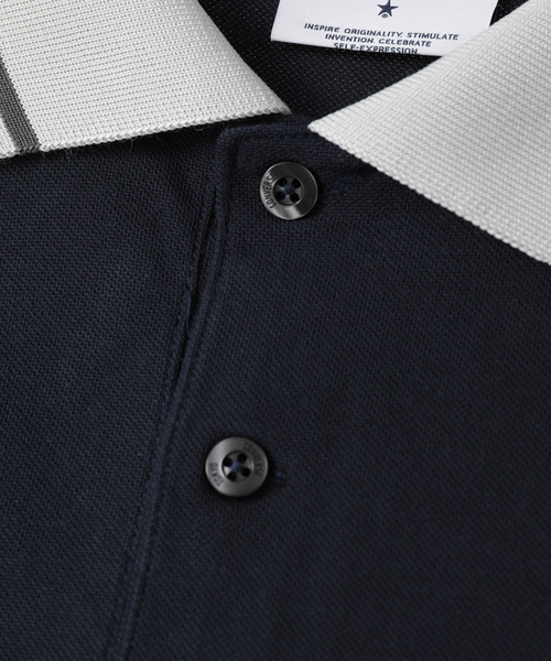 CONVERSE TOKYO(コンバーストウキョウ)の「SIDE LINE POLO SHIRT(ポロシャツ・レディース・ブラック/ホワイト/ネイビー・SMALL/MEDIUM)」の22枚目の写真