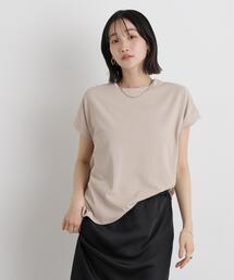 NANO universe（ナノユニバース）の「汗隠糸加工&多彩機能カットソー素材 ドルマンフレンチトップス（Tシャツ/カットソー）」