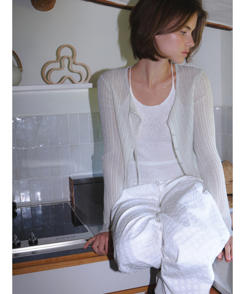 RE_L(リエル)の「Loana strap knit cardigan (sage)(カーディガン/ボレロ・レディース・その他・FREE)」の6枚目の写真