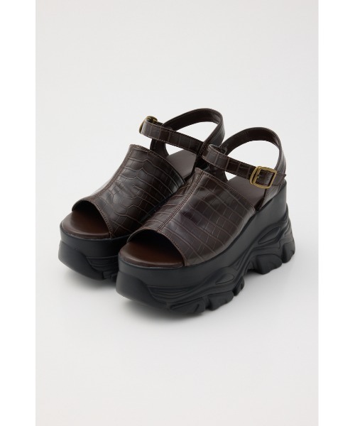 SLY(スライ)の「CHUNKY SNEAKER SOLE SANDAL チャンキースニーカーソールサンダル 夏服(サンダル・レディース・ブラウン系その他2/ブラック・SMALL/LARGE/MEDIUM)」の11枚目の写真
