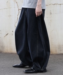 Art re A select（アトリエセレクト）の「【MADE IN KOREA】ピンストライプバギーデニム/PIN STRIPE BAGGY DENIM（デニムパンツ）」