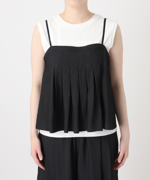 B.C STOCK（ベーセーストック）の「《追加》《3点セット》手洗い可 / multiple way 3 piece（つなぎ/オールインワン・レディース・ブラック/カーキ/ブラウン/ブラック系その他/ネイビー・FREE）」の6枚目の写真