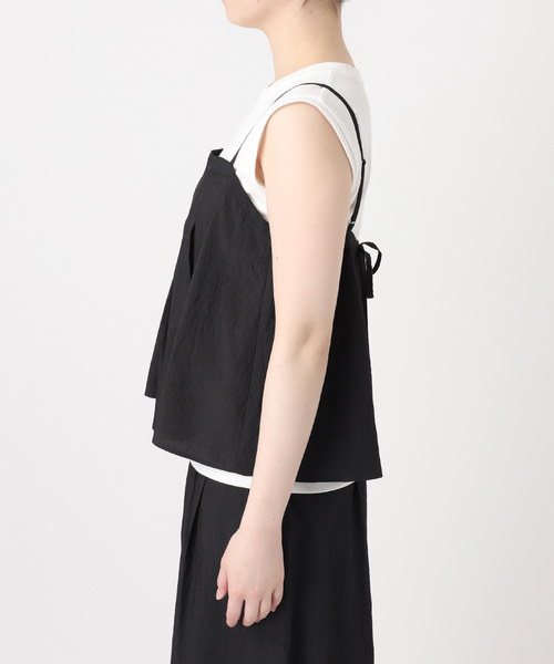 B.C STOCK（ベーセーストック）の「《追加》《3点セット》手洗い可 / multiple way 3 piece（つなぎ/オールインワン・レディース・ブラック/カーキ/ブラウン/ブラック系その他/ネイビー・FREE）」の7枚目の写真
