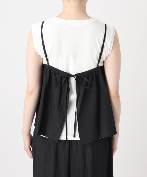 B.C STOCK（ベーセーストック）の「《追加》《3点セット》手洗い可 / multiple way 3 piece（つなぎ/オールインワン・レディース・ブラック/カーキ/ブラウン/ブラック系その他/ネイビー・FREE）」の8枚目の写真