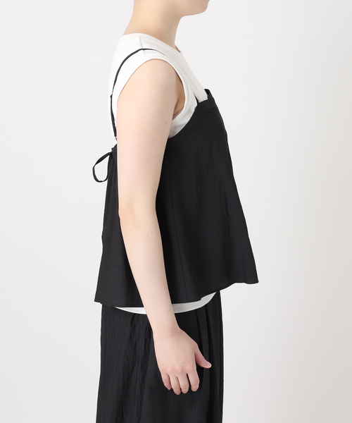 B.C STOCK（ベーセーストック）の「《追加》《3点セット》手洗い可 / multiple way 3 piece（つなぎ/オールインワン・レディース・ブラック/カーキ/ブラウン/ブラック系その他/ネイビー・FREE）」の9枚目の写真