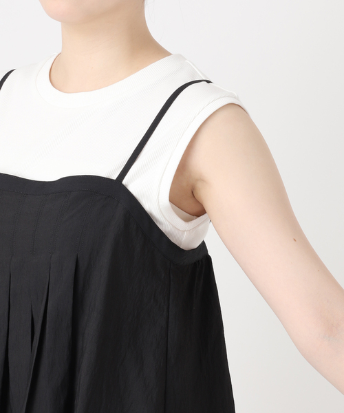 B.C STOCK（ベーセーストック）の「《追加》《3点セット》手洗い可 / multiple way 3 piece（つなぎ/オールインワン・レディース・ブラック/カーキ/ブラウン/ブラック系その他/ネイビー・FREE）」の10枚目の写真