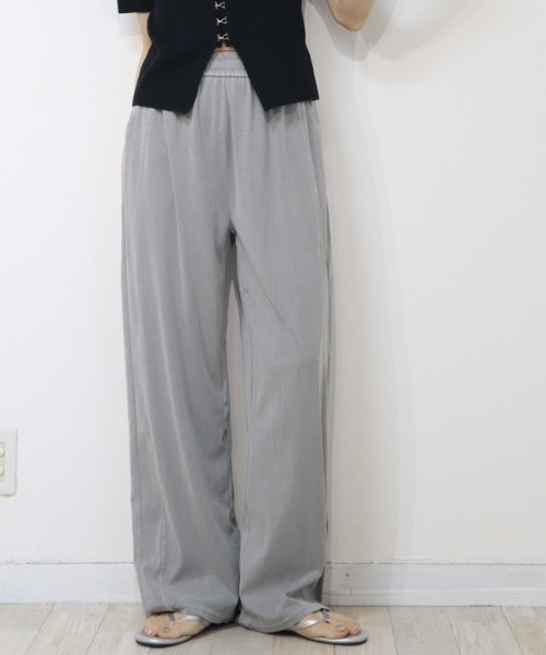 DISKEEN SURE(ディスキーンシュアー)の「きれいめとろみタッチ ワイドパンツ(その他パンツ・レディース・ベージュ/グレー/ブルー/パープル・FREE)」の18枚目の写真