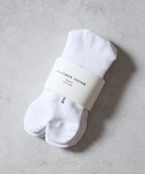 100% FINE COTTON PLAIN 2-PACK QUARTER TABI SOCKS / ファイン