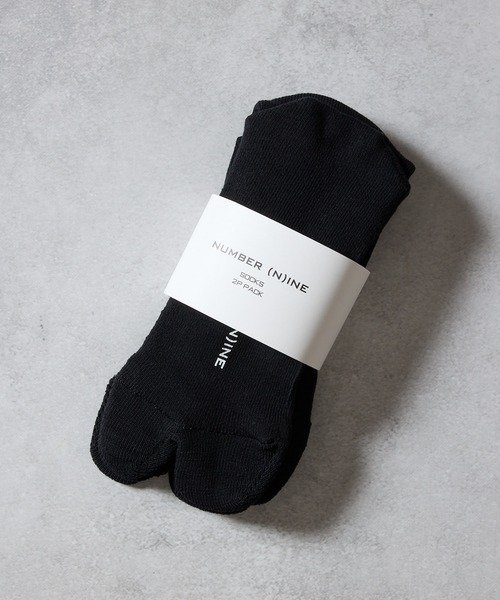 100% FINE COTTON PLAIN 2-PACK QUARTER TABI SOCKS / ファイン