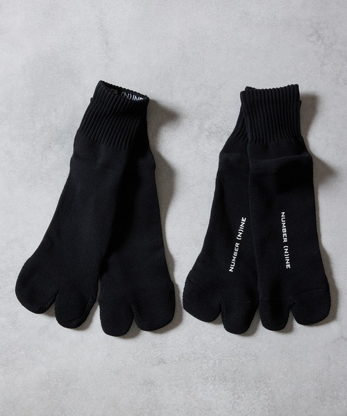 100% FINE COTTON PLAIN 2-PACK QUARTER TABI SOCKS / ファイン