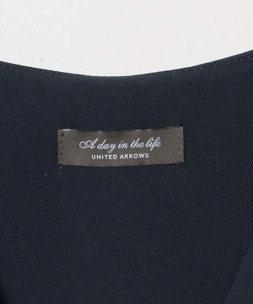 A DAY IN THE LIFE UNITED ARROWS(アデイインザライフユナイテッドアローズ)の「ツイル ベスト+ワイドパンツ ‐セットアイテム‐<A DAY IN THE LIFE>(ワンピース・レディース・ダークブラウン/ブラック/ネイビー・FREE)」の12枚目の写真