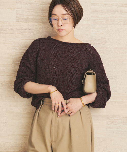 一部店舗・WEB限定追加》Fringe yarn カーディガン 3（カーディガン