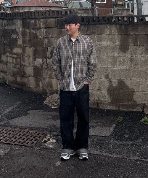FERNOV(ペルノブ)の「エッセンシャルチェックシャツブラック(シャツ/ブラウス・レディース・その他・1/2/3)」の10枚目の写真
